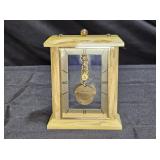 Vtg Wittmauer Skeleton Baguette Wind Up Clock