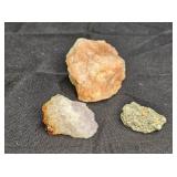 Pyrite, Ametrine, & Tangarine Quartz Raw Stones