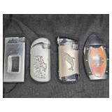 4 Novelty Butane Lighters