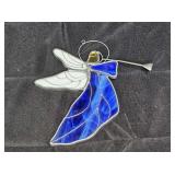 Stained Glass Angel Wall Hanging Ornament