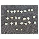 20+ Natural Pearls of Various Sizes