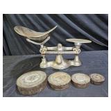 ATQ Jacobs Bros Detecto Cast Iron Counter Scale