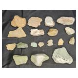 Calcite, Chert, & Quartzite Stones