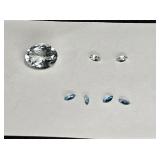 Loose Cut  Aquamarine Gemstones