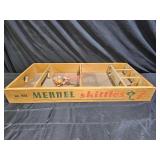 Vtg Merdel Skittles Game Board with Pieces