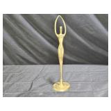 Vintage MCM Solid Brass Ballerina Figurine