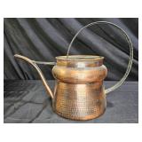 Vintage Hammered Copper Watering Can