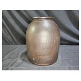 Vintage Large Brown Unmarked Crock