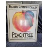 Vtg RARE Peachtree Doors & Windows Lighted Sign
