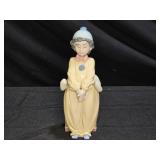 Vtg Retired Lladro Clown "Pierrot in Love" #6258