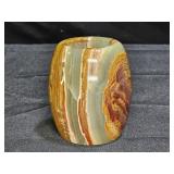 Green Onyx Votive & Candle Stick Holder