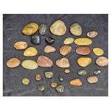 20+ Polished Agate, Chert, Jasper Stones