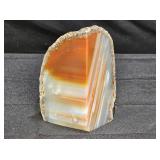 Single Agate Book End