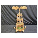 Erzgebirge 4-Tier German Pyramid Windmill Nativity