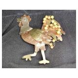Reggie Rooster Mixed Metal Wall Decoration