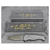 Piranha Fingerling Mirror Serrated Folding Auto