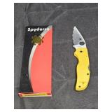 Spyderco Native 5 Salt Folding Knife, C41PYL5
