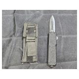 Black Dual Action OTF Automatic Knife