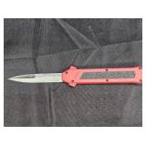 AKC Red F-16 OTF Automatic Knife