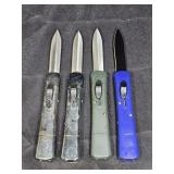 4 Metal OTF Knives