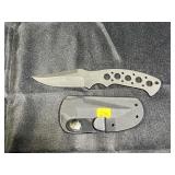 Crawford Kasper Neck Knife Black Throwing Knife