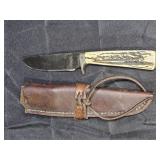 Custom JP Miller Kephart Damascus Blade Knife