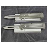 2 Dalton Cupid Clones OTF Automatic Knives