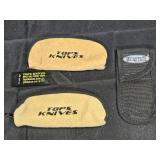 Vtg MicroTech & Tops Knives Knife Cases
