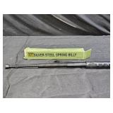 17" Silver Steel Spring Billy Club Throw Action