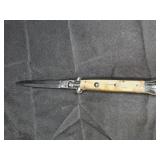 11" Maniago Horn Handle Stiletto Knife