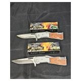 2 Super Knives N003 Manual Folding Pocket Knives