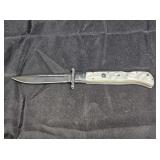 AKC 11" Italian Stiletto Swinguard Pearlex Handle