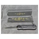 Piranha Excalibur OTF Black Tactical Serrated