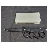US 1918 AZAN Brass Knuckles Knife Combo