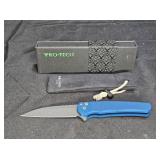 Pro-Tech Malibu Flipper 5305 Blue Magnacut Knife