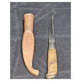 Vintage Finnish Puukko Fixed Blade Knife