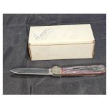 Vintage Hubertus Lever Lock Automatic Knife