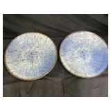 Pair of Imari Ware Burst Japanese Plates