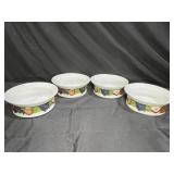 4 Dansk Cornucopia Dinnerware Soup Bowls