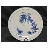 Vintage Dansk Round Floral Pattern Platter