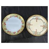 MZ Altrahlau CMR Edna S. Brown Hand Painted Plates