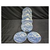 Myott Royal Mail Blue Stagecoach 6 Berry Bowls