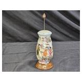 Antique Nippon Hat Pin Holder with Hat Pin