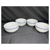 4 Dansk Christianshavn Blue 5" Bowls