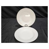 2 Antique John Edwards Warranted Ironstone Bowls