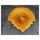 William Sonoma Autumn Harvest Maple Leaf Plate