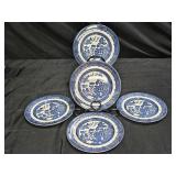 Johnson Bros. Blue Willow 5 Bread Plates