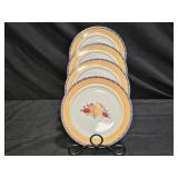 4 Dansk Fiance Fruits Bread Plates