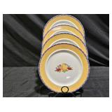 4 Dansk Fiance Fruits Salad Plates