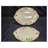 Franciscan Desert Rose Sm & Lg Serving Platters